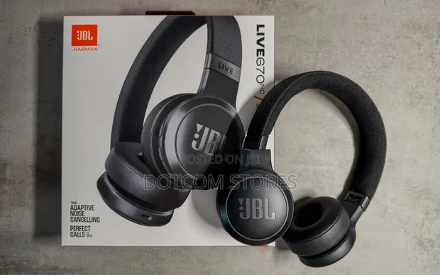 JBL Live 670NC Wireless On-Ear Headphones - 1