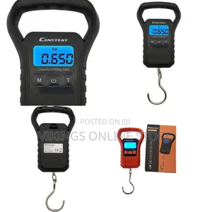 Portable Luggage Weighing Scale - 50KG Digital LED Hook Type