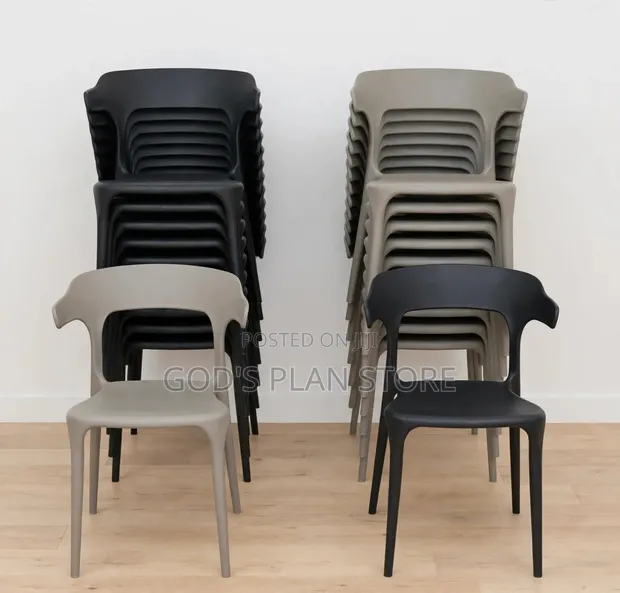 Shell Cafe Plastic Chairs - Light Weight - 1