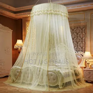 6x6 Round Hanging Mosquito Net - Cream