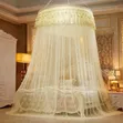 6x6 Round Hanging Mosquito Net - Cream - 2