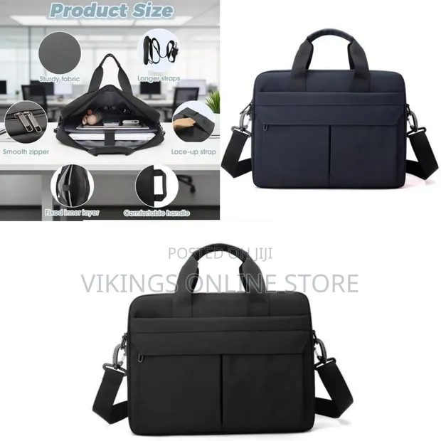 Large Capacity Laptop Case with Padded Handle - 1
