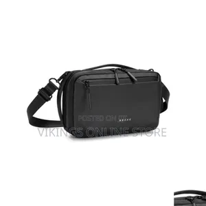 BRAVE Tech Pouch with Shoulder Strap & Dual Handles - Black