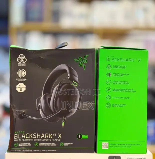 Razer Black Shark V2 X Wired Gaming Headset - 1