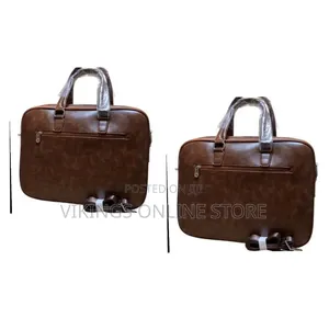Men's Genuine Leather Crossbody Bag - Vintage Briefcase Style