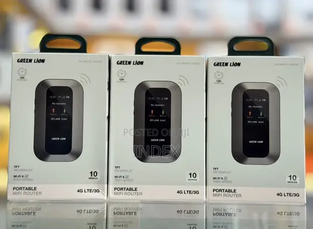 Green Lion Portable Mifi Router with Screen - 1