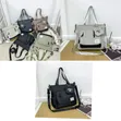 Women's Large Capacity Tote Bag with Multi-Pocket Organizer - 1