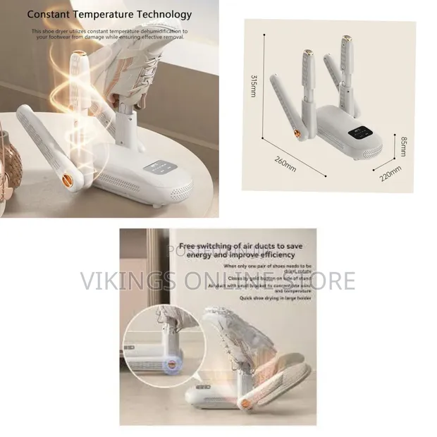 150W Electric Shoe Dryer with Intelligent Timer - 1