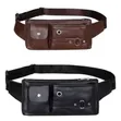 Leather Fanny Pack - Unisex Hip Waist Bag for Hiking & Travel - 2