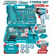Total Tools Prostore 172 Pcs Cordless Impact Wrench Set 550Nm - 1
