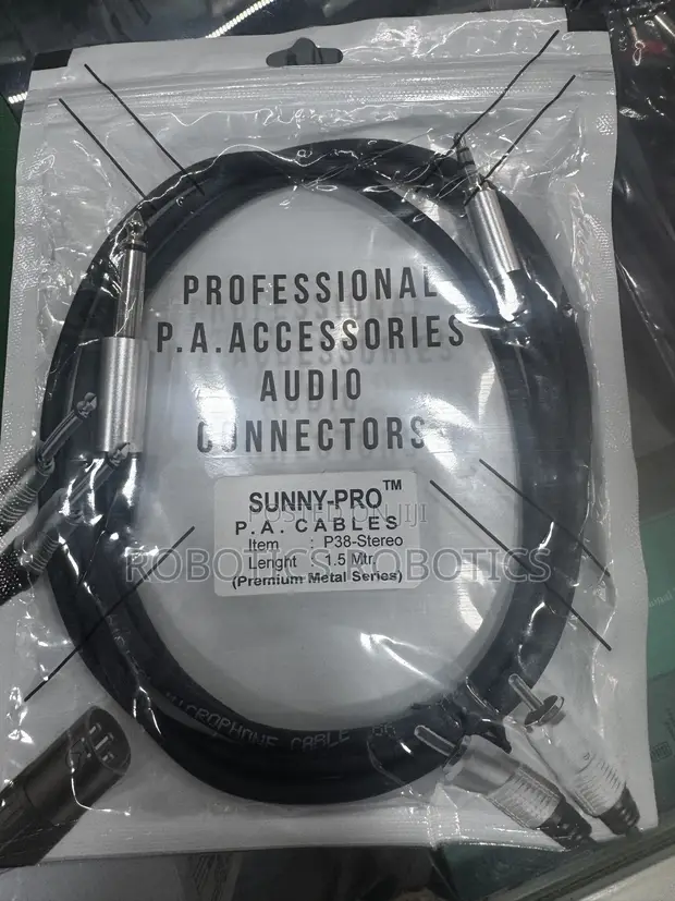 Aux to 3.5mm Jack Cable 1.5m - 1