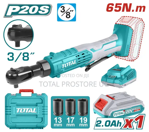 Total Cordless Ratchet Wrench 20V 65Nm 3/8" - 1