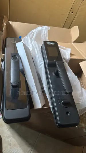 Smart Door Lock with Fingerprint, Card, and Key Access