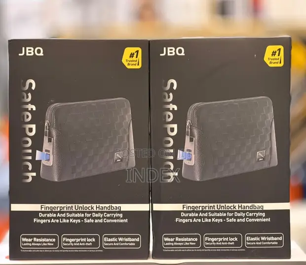 JBQ Fingerprint Unlock Wrist Bag - 1