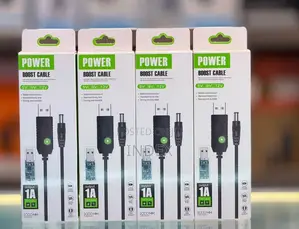 USB to 12V DC Power Boost Cable for Routers