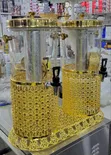 Commercial Dual Beverage Dispenser with Gold Bases - 2
