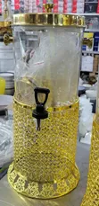 8-Liter Beverage Dispenser with Gold Stand - 2