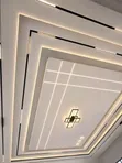 Corridor Gypsum Ceiling Installation - 2