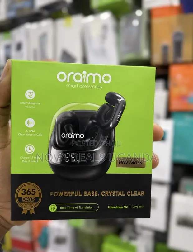 Oraimo OpenSnap N2 Wireless Earbuds (OPN-374N) - 1