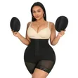 High-Waisted Waist Shaping Butt Pad - Black - 1