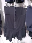 High-Waisted Waist Shaping Butt Pad - Black - 3