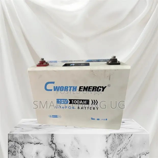 Cworth 100Ah Rechargeable Lithium Battery - 12V - 1