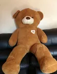 Human-Sized Brown Plush Teddy Bear - 1