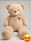 Human-Sized Brown Plush Teddy Bear - 2