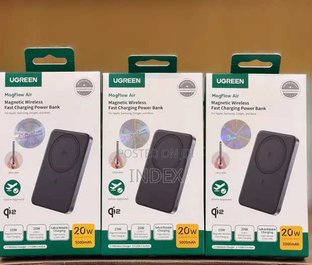 Ugreen Magsafe Power Bank 5000mAh, Qi2 Certified 15W Wireless - 1