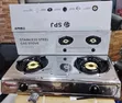 SPJ Double Burner Gas Stove, Stainless Steel, Automatic Ignition - 2