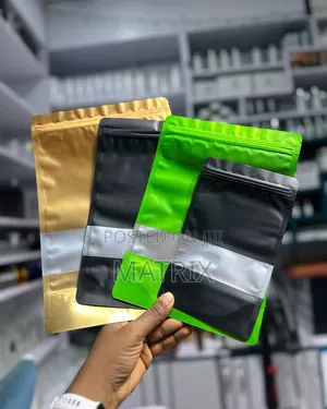 100 Large Ziplock Packaging Bags for Cereal