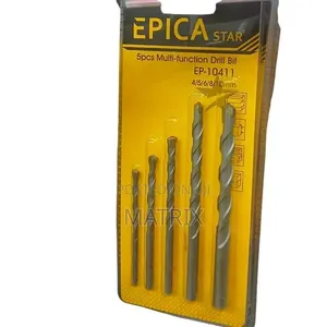 Epica Star 5-Piece Drill Bit Set (4-10mm)