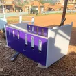 Kids Bed 3x6 with Drawer - Purple & White - 2