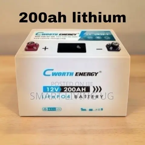 Cworth 200Ah LiFePO4 Battery - 12V Deep Cycle - 1