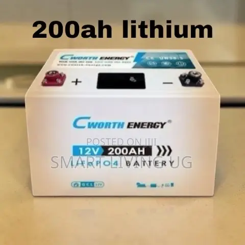 Cworth 200Ah Lithium Battery - 12V Solar Power Storage - 1