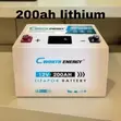 Cworth 200Ah Lithium Battery - 12V Solar Power Storage - 2