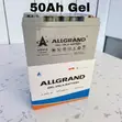 Genuine Allgrand 50Ah Gel Battery for Solar Systems - 1