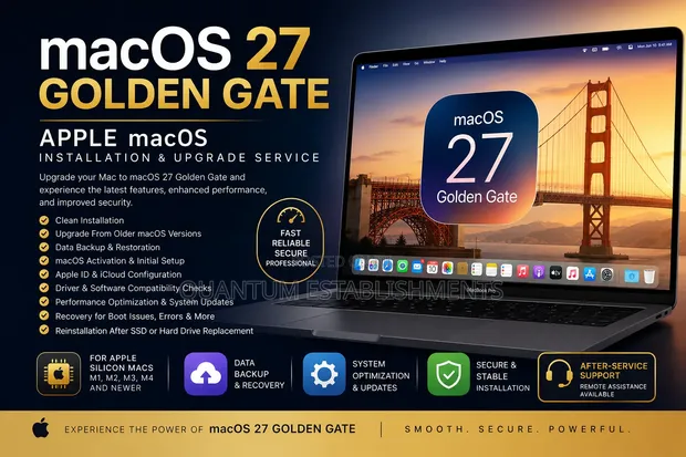 macOS 27 Golden Gate Installation & Upgrade Service - 1