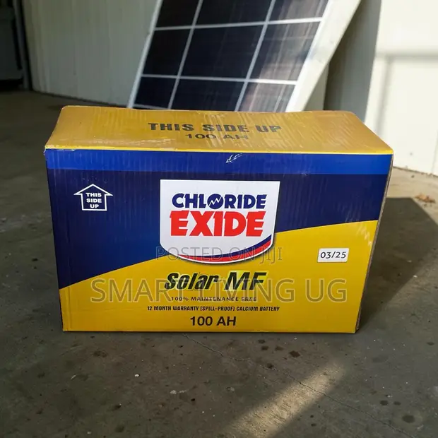 100Ah Chloride Exide Solar Battery - Maintenance Free - 1