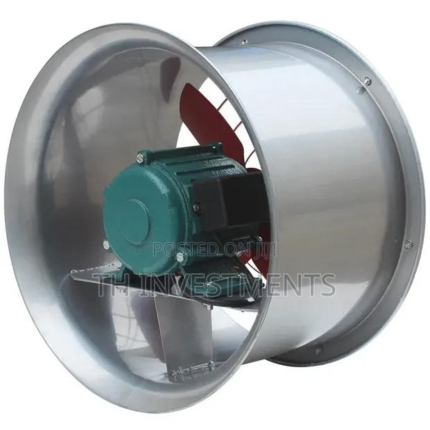 Industrial Exhaust Fan Cylinder Pipe Wall Mounted Ventilator - 1
