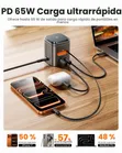 IN1 6-in-1 80W GaN Charging Station with Retractable USB-C - 2