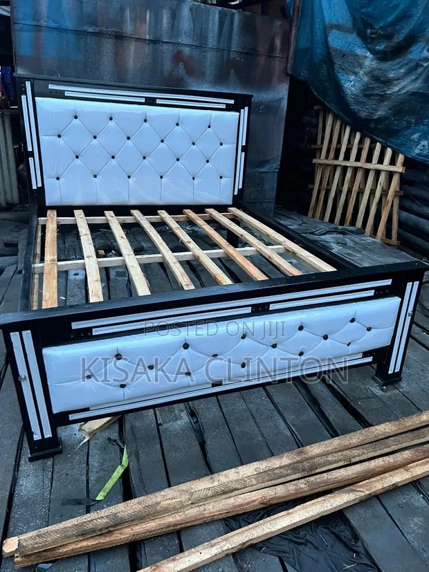 5x6 Bed Frame - Black - 1