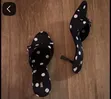 Zara Open and Low Heel Dotted Shoes - 2