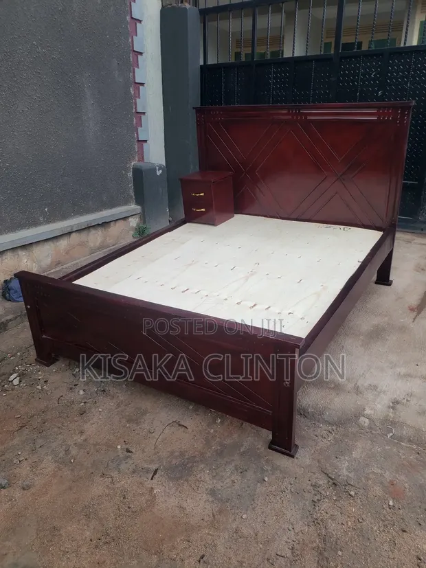 Brand New 5x6 Bed with Bedside Drawer - 1