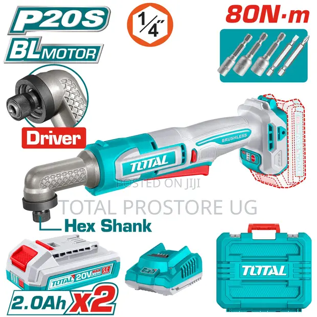 Total Cordless Angle Impact Driver 20V 80Nm - 1