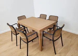 6-Person Plastic Dining Set