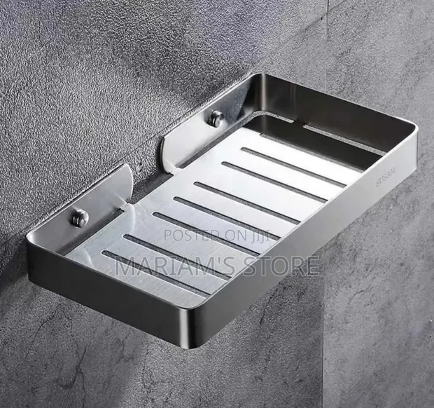 Wall-Mounted Soap Dish - Rustproof Stainless Steel - 1