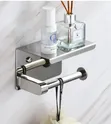 Stainless Steel Bathroom Toilet Paper Holder - 1