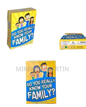 Do You Really Know Your Family? Board Game