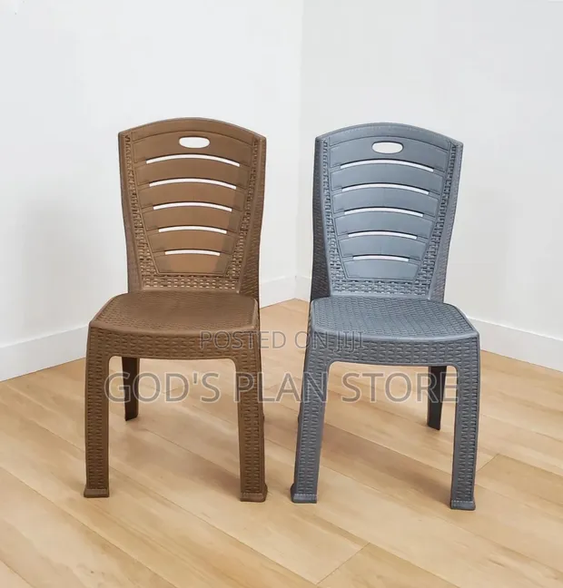 Brand New Quilted Back Plastic Chairs - 1